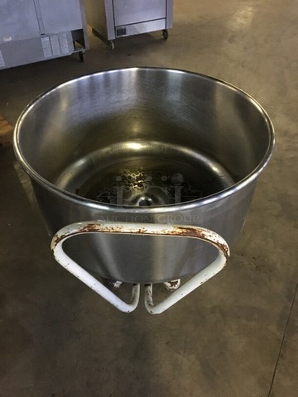 Diosna Commercial Floor Style Heavy Duty Spiral Mixer! With Stainless Steel Bowl On Casters! Model SP240AF Serial 98924396! 480V! Not Tested! - Image 11 of 11