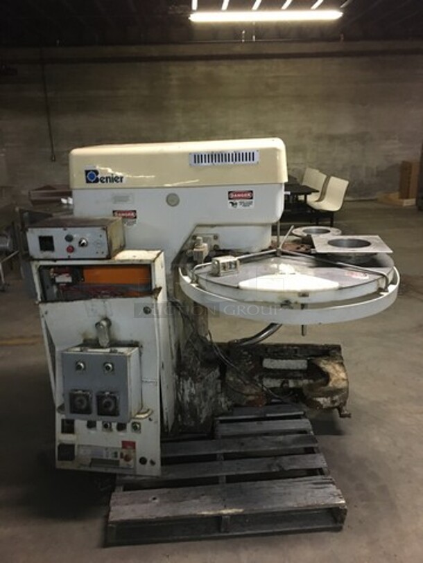 Diosna Commercial Floor Style Heavy Duty Spiral Mixer! With Stainless Steel Bowl On Casters! Model SP240AF Serial 88924388! 480V! Not Tested! - Image 2 of 11