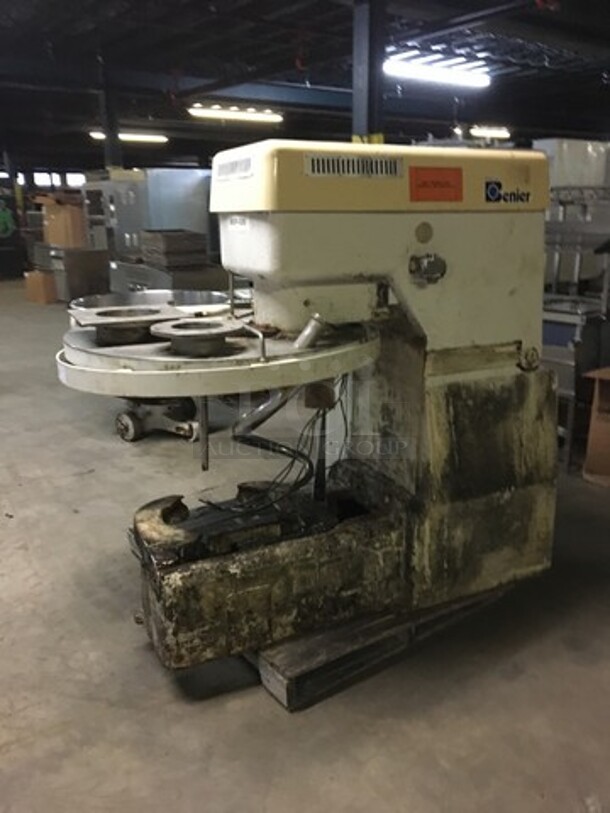 Diosna Commercial Floor Style Heavy Duty Spiral Mixer! With Stainless Steel Bowl On Casters! Model SP240AF Serial 88924388! 480V! Not Tested! - Image 3 of 11
