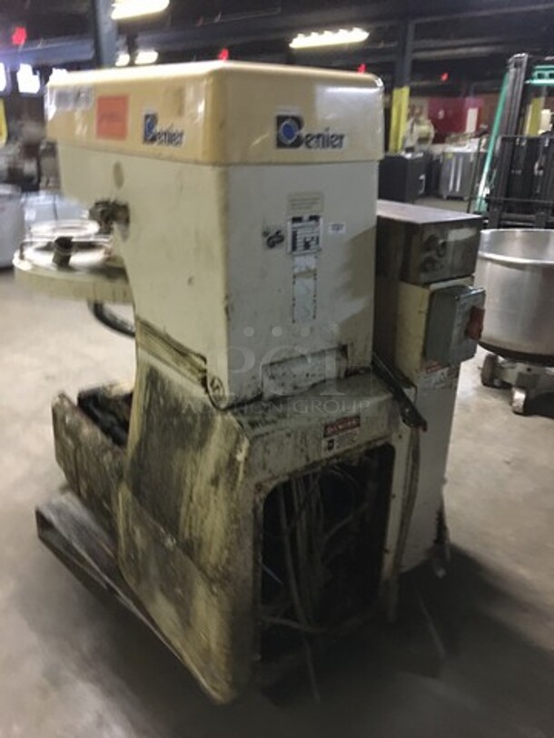 Diosna Commercial Floor Style Heavy Duty Spiral Mixer! With Stainless Steel Bowl On Casters! Model SP240AF Serial 88924388! 480V! Not Tested! - Image 4 of 11