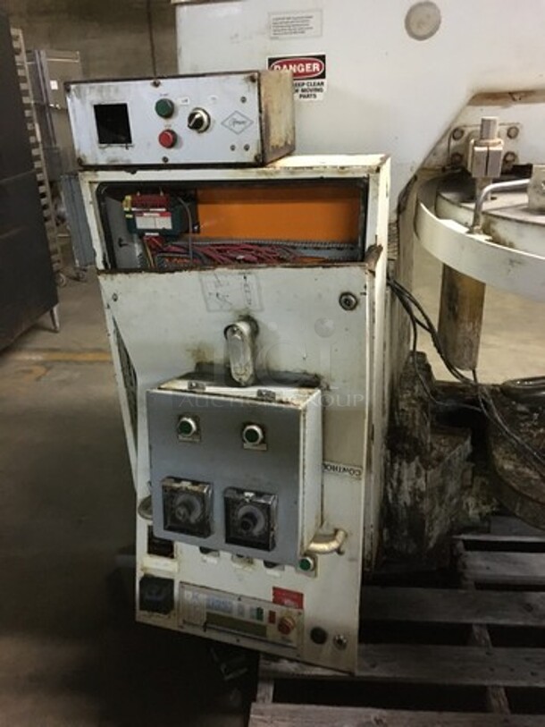 Diosna Commercial Floor Style Heavy Duty Spiral Mixer! With Stainless Steel Bowl On Casters! Model SP240AF Serial 88924388! 480V! Not Tested! - Image 7 of 11