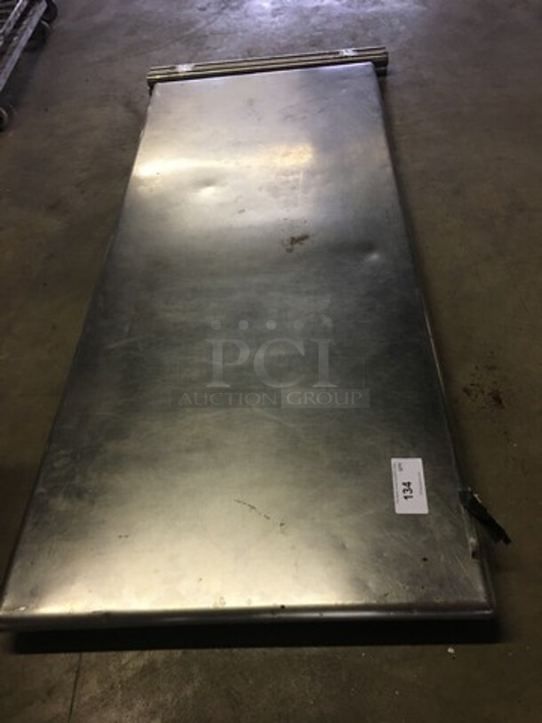 All Stainless Steel Work/Prep Table! With Legs! - Image 2 of 4