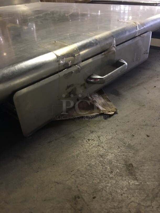All Stainless Steel Work/Prep Table! With Underneath Storage Shelf! With Backsplash! With Legs! - Image 5 of 8