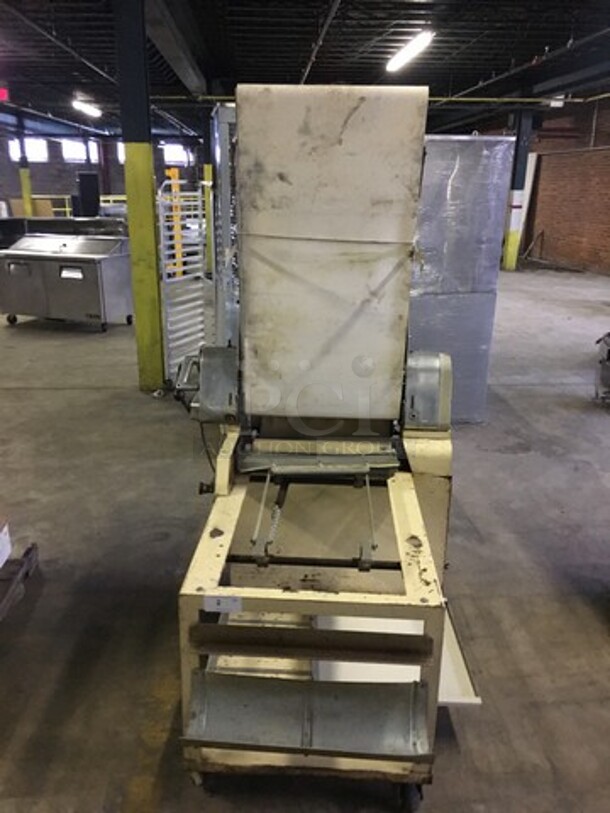 Rondo Heavy Duty Commercial Floor Style Reversible Dough Sheeter! Model SOLO D Serial 70022! On Casters!  - Image 1 of 9