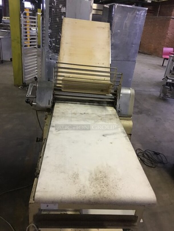 Rondo Heavy Duty Commercial Floor Style Reversible Dough Sheeter! Model SOLO D Serial 70022! On Casters!  - Image 3 of 9