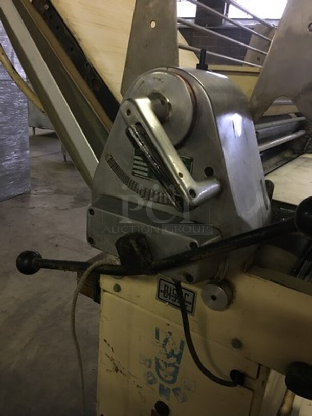 Rondo Heavy Duty Commercial Floor Style Reversible Dough Sheeter! Model SOLO D Serial 70022! On Casters!  - Image 7 of 9
