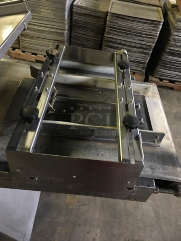 Lucks Floor Style Commercial Dough Sheeter/Molder! Model LSM24 Serial 1021070! 115V 1 Phase! On Casters!  - Image 7 of 11