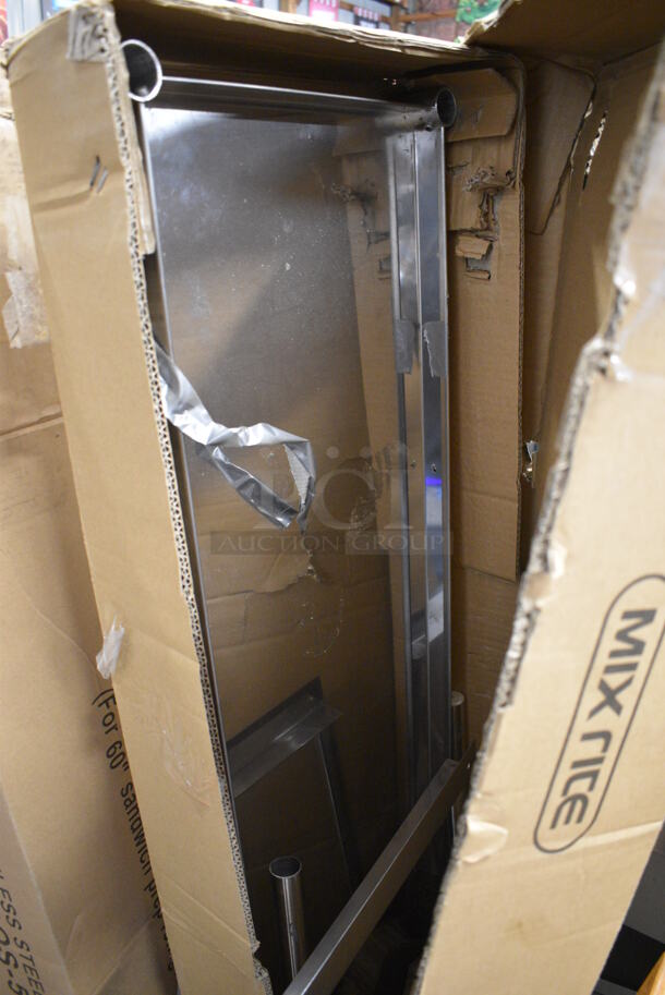 IN ORIGINAL BOX! Mixrite MROS-5RE Stainless Steel Overshelf. 60x12x35 - Image 1 of 5