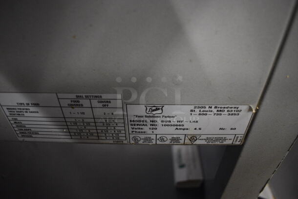 Duke mODEL SUB-HF-L48 Stainless Steel Commercial Food Warmer Soup Station to Sandwich Make Line. 120 Volts, 1 Phase. 49x34x36.5 - Image 5 of 5