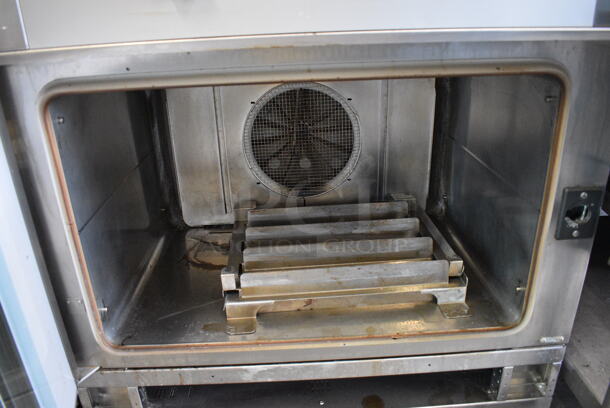 FAB! Wiesheu Model 101172 804-EM Commercial Stainless Steel Electric Convection Oven on Commercial Casters. 208 Volts. 37x34x40 - Image 4 of 8