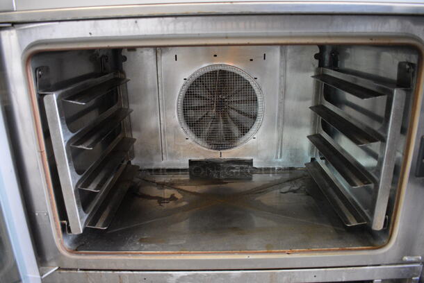 FAB! Wiesheu Model 101172 804-EM Commercial Stainless Steel Electric Convection Oven on Commercial Casters. 208 Volts. 37x34x40 - Image 5 of 8
