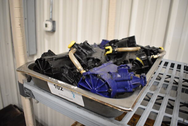 8 Various Soda Pumps in Metal Full Size Drop In Bin. 8 Times Your Bid! - Image 2 of 3
