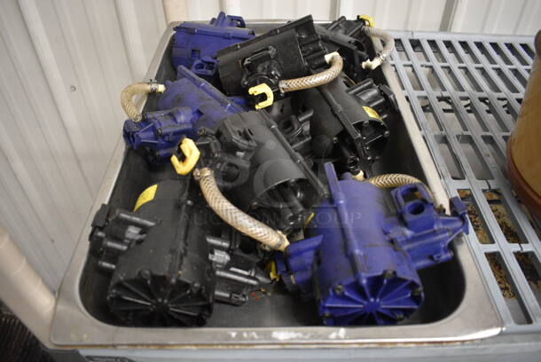 8 Various Soda Pumps in Metal Full Size Drop In Bin. 8 Times Your Bid! - Image 3 of 3