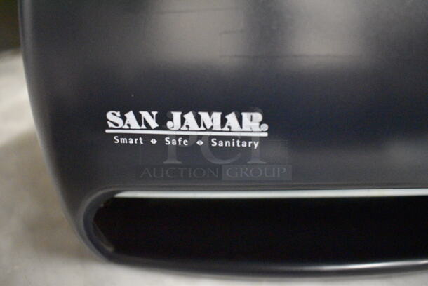 IN ORIGINAL BOX! San Jamar Black Poly Wall Mount Paper Towel Dispenser. 12x12x13 - Image 4 of 5