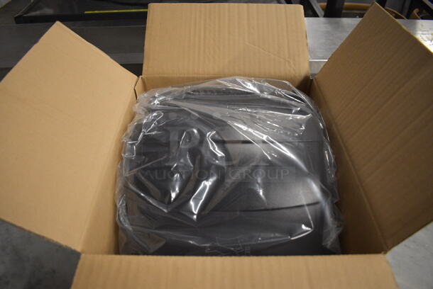 IN ORIGINAL BOX! San Jamar Black Poly Wall Mount Paper Towel Dispenser. 12x12x13 - Image 5 of 5