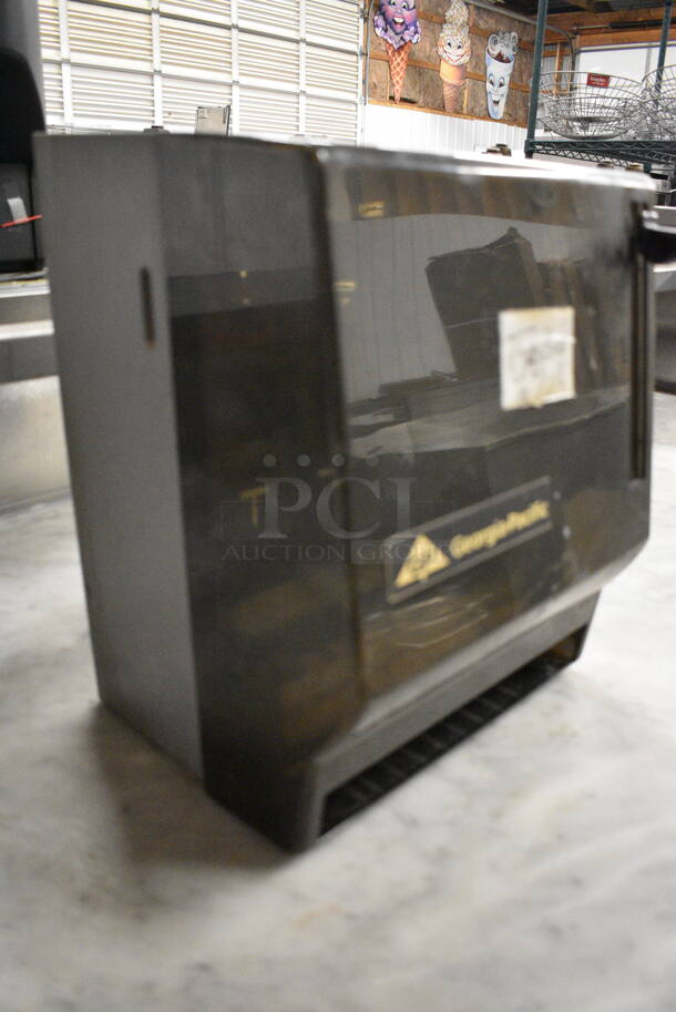 Georgia Pacific Black Wall Mount Paper Towel Dispenser. 12x11x16 - Image 2 of 4