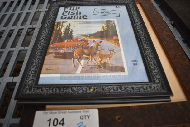 3 Various Pictures; Fur Fish Game, Notice and Nichol Kola. Includes 10x13. 3 Times Your Bid! - Image 2 of 4