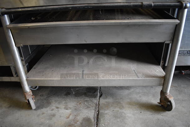 WOW! Jade Range Stainless Steel Commercial Countertop Gas Powered Charbroiler Grill w/ Stainless Steel Commercial Equipment Stand on Commercial Casters. 36x42x40.5 - Image 6 of 8