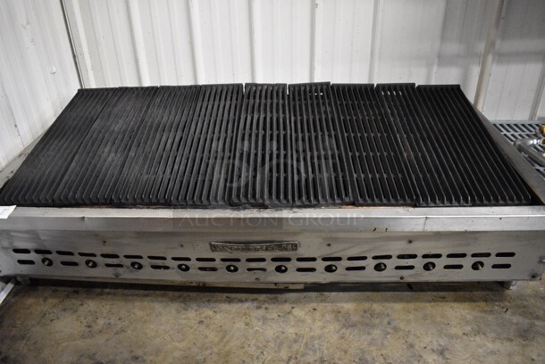 GREAT! Baker's Pride Model XX-10 Stainless Steel Commercial Countertop Gas Powered Charbroiler Grill. 58x30x17