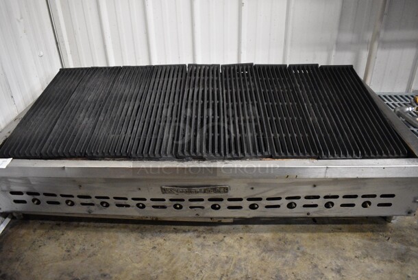 GREAT! Baker's Pride Model XX-10 Stainless Steel Commercial Countertop Gas Powered Charbroiler Grill. 58x30x17 - Image 1 of 8