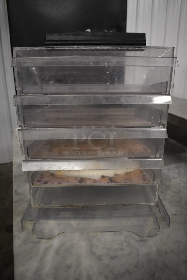 Poly Clear Countertop Cookie Display Case Merchandiser. 15x15x18 - Image 4 of 4