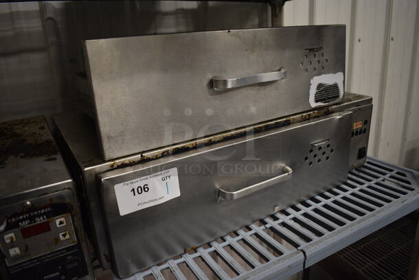 Stainless Steel Commercial Warming Drawer w/ Extra Drawer Insert. 28x27x7.5. Tested and Working! - Image 2 of 5