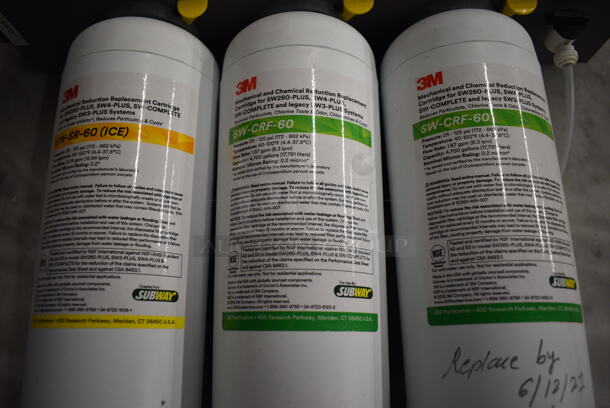 3M Water Filtration System w/ 3 Cartridges. 19x4x18 - Image 5 of 6