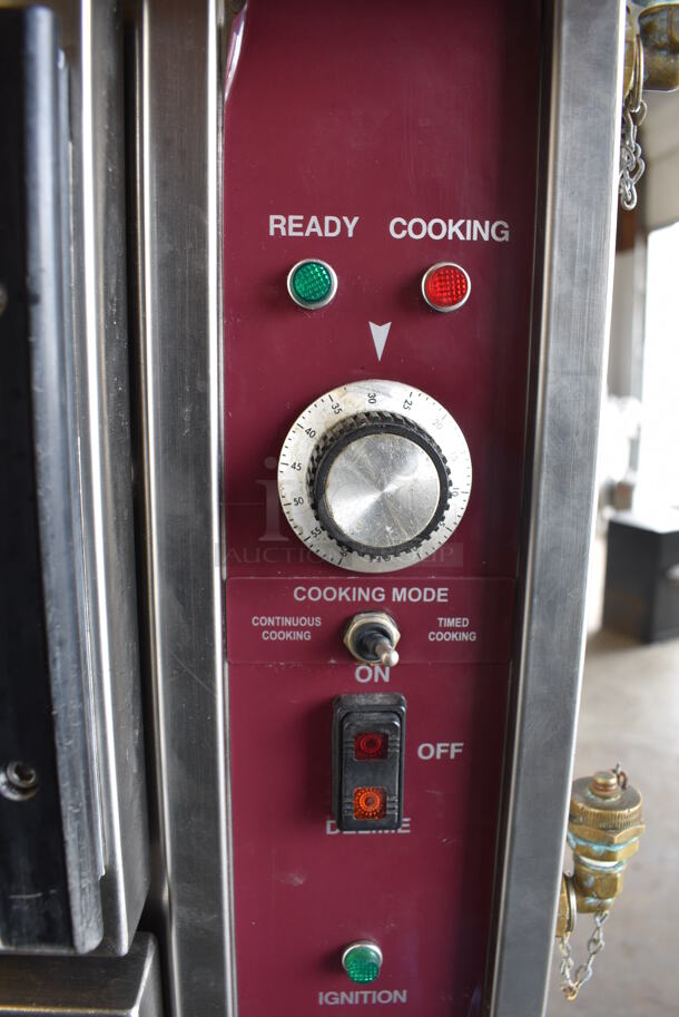AWESOME! Southbend Model SX-34GCR Stainless Steel Commercial 2 Compartment Natural Gas Powered Steam Cabinet. 84,000 BTU. 24x34x64 - Image 4 of 9