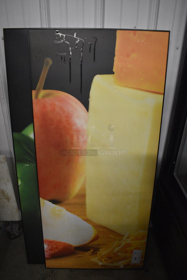 7 Various Pictures; 3 Cheese, Green Pepper, Salad, Sauce, Bread Loaves. 23x1x50. 7 Times Your Bid!