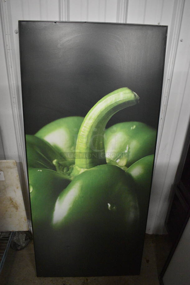 7 Various Pictures; 3 Cheese, Green Pepper, Salad, Sauce, Bread Loaves. 23x1x50. 7 Times Your Bid! - Image 2 of 6