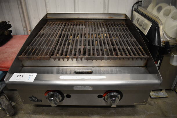 NICE! Star Max Stainless Steel Commercial Countertop Gas Powered Charbroiler Grill. 24x26x16 - Image 1 of 6