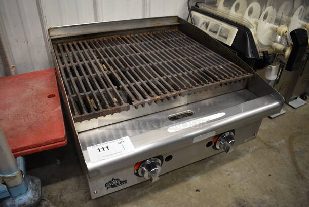 NICE! Star Max Stainless Steel Commercial Countertop Gas Powered Charbroiler Grill. 24x26x16 - Image 3 of 6