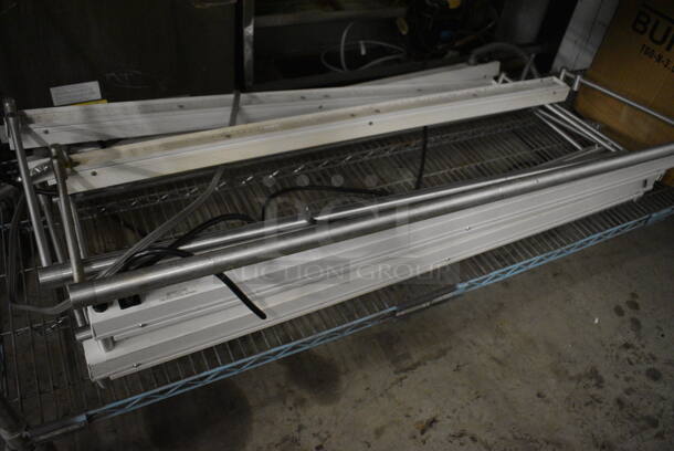 5 White Metal Signs w/ Frames. 49.5x5x24.5. 5 Times Your Bid! - Image 2 of 7