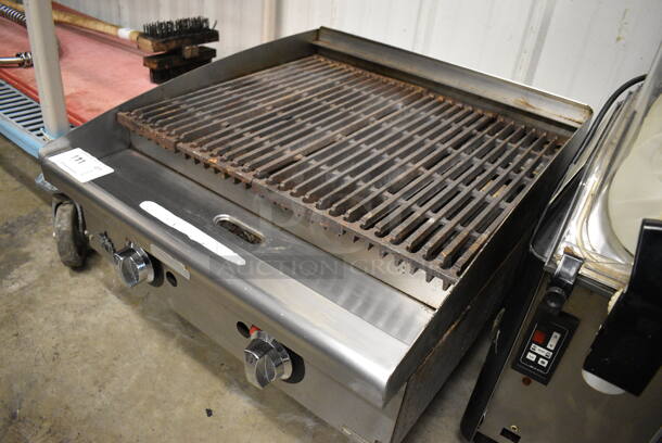 NICE! Star Max Stainless Steel Commercial Countertop Gas Powered Charbroiler Grill. 24x26x16 - Image 5 of 6