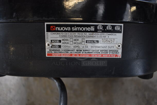 BEAUTIFUL! Nuova Simonelli Model MDX Commercial Countertop Espresso Bean Grinder. 120 Volts, 1 Phase. 7x13x24. Tested and Does Not Power On - Image 4 of 5