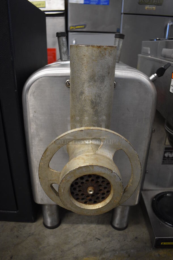 NICE! Hobart Model 4812 Metal Commercial Countertop Meat Grinder. 100-120 Volts, 1 Phase. 11.5x23x21. Tested and Powers On But Parts Do Not Move - Image 2 of 5