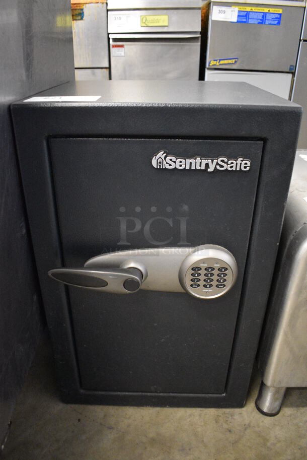 SentrySafe Black Metal Single Compartment Safe. Does Not Come w/ Combination. 15.5x15x24