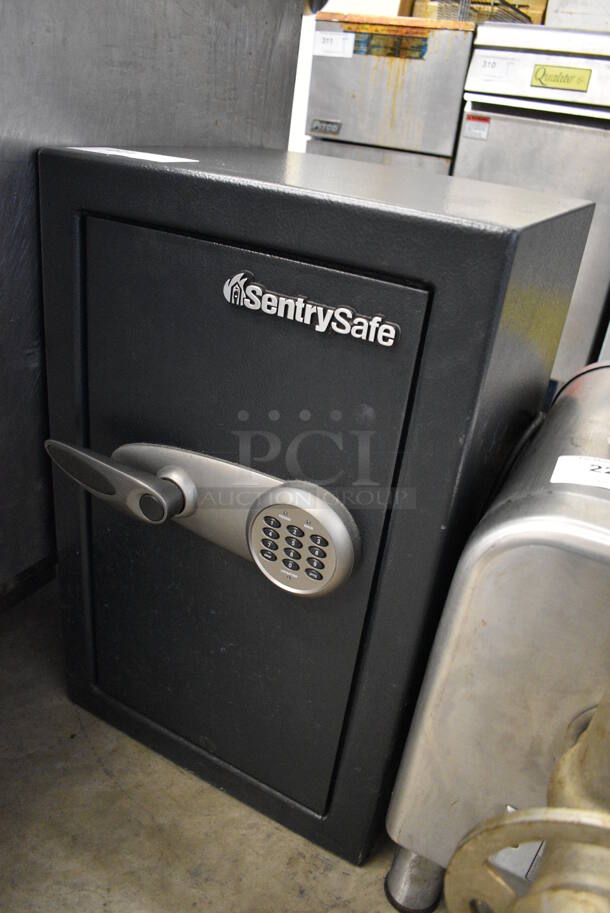 SentrySafe Black Metal Single Compartment Safe. Does Not Come w/ Combination. 15.5x15x24 - Image 2 of 4