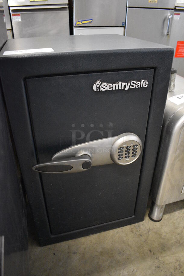 SentrySafe Black Metal Single Compartment Safe. Does Not Come w/ Combination. 15.5x15x24 - Image 3 of 4