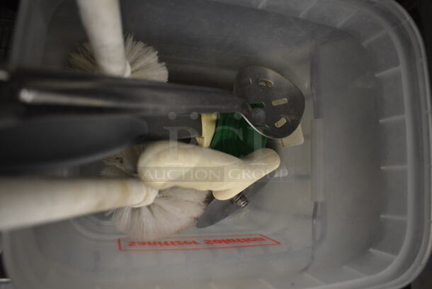 ALL ONE MONEY! Lot of Various Items Including Drop Tray Grate and Poly Bin! - Image 4 of 5