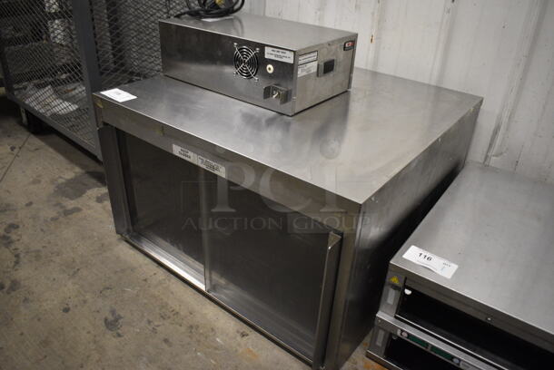GREAT! Carter Hoffmann Model 27080-2294 Stainless Steel Commercial Warming Merchandiser Display Case. 208 Volts, 1 Phase. 31.5x29.5x26. Cannot Test Due To Plug Style - Image 2 of 8