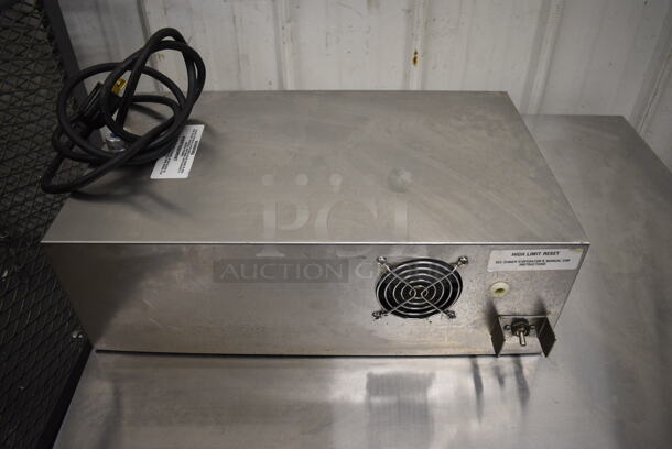 GREAT! Carter Hoffmann Model 27080-2294 Stainless Steel Commercial Warming Merchandiser Display Case. 208 Volts, 1 Phase. 31.5x29.5x26. Cannot Test Due To Plug Style - Image 3 of 8
