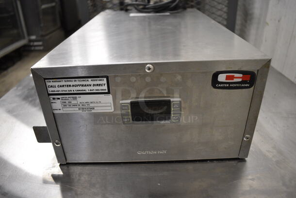 GREAT! Carter Hoffmann Model 27080-2294 Stainless Steel Commercial Warming Merchandiser Display Case. 208 Volts, 1 Phase. 31.5x29.5x26. Cannot Test Due To Plug Style - Image 5 of 8