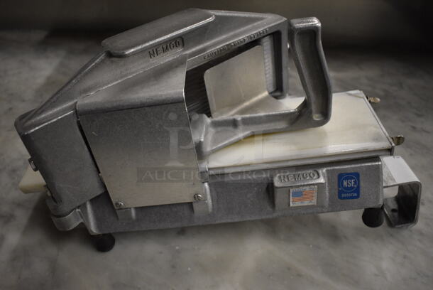 Nemco Metal commercial Countertop Tomato Slicer. 7x19x10