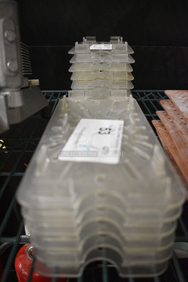 6 Clear Poly 1/3 Size Drop In Bin Straining Inserts. 6 Times Your Bid! - Image 1 of 3