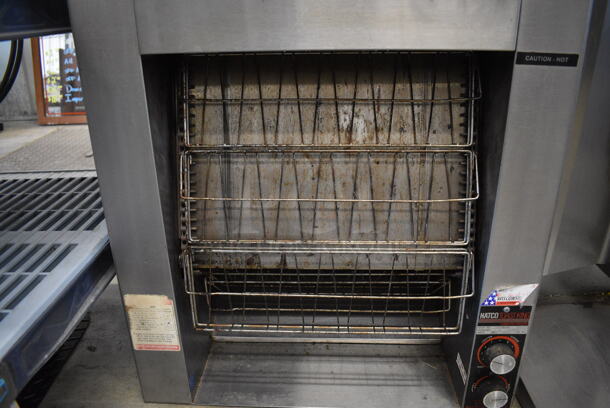 NICE! Hatco Model TK-100 Stainless Steel Commercial Countertop Electric Powered Vertical Conveyor Toaster. 208 Volts, 1 Phase. 22x14.5x33 - Image 4 of 5