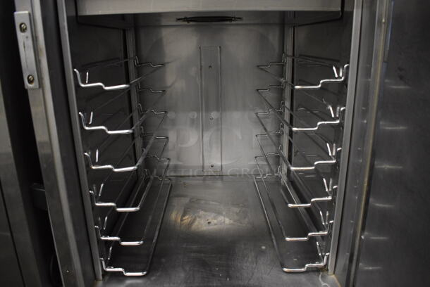 GREAT! Carter Hoffmann Stainless Steel Commercial 2 Door Reach In Heated Holding Cabinet on Commercial Casters. 26x31x72. Tested and Working! - Image 5 of 6
