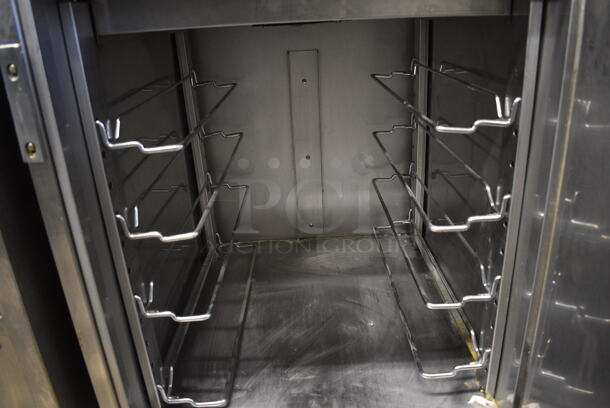 GREAT! Carter Hoffmann Stainless Steel Commercial 2 Door Reach In Heated Holding Cabinet on Commercial Casters. 26x31x72. Tested and Working! - Image 6 of 6