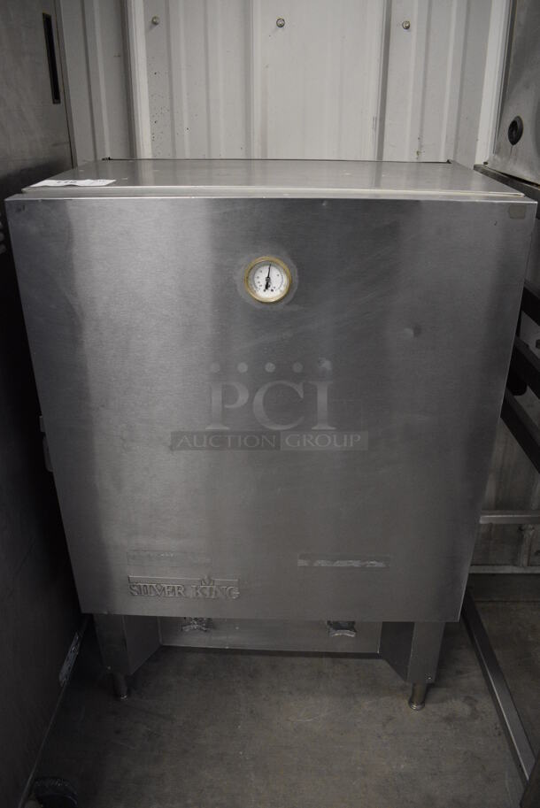 NICE! Silver King Model SK2IMP Stainless Steel Commercial Countertop Milk Dispenser. 115 Volts, 1 Phase. 25x17x39. Tested and Working! - Image 1 of 6