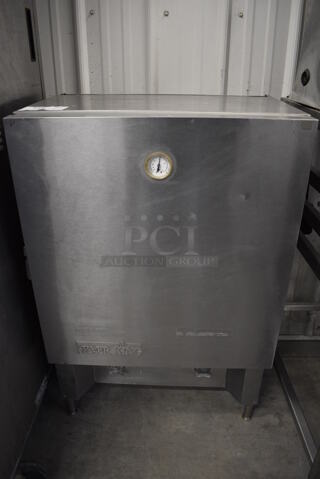NICE! Silver King Model SK2IMP Stainless Steel Commercial Countertop Milk Dispenser. 115 Volts, 1 Phase. 25x17x39. Tested and Working!